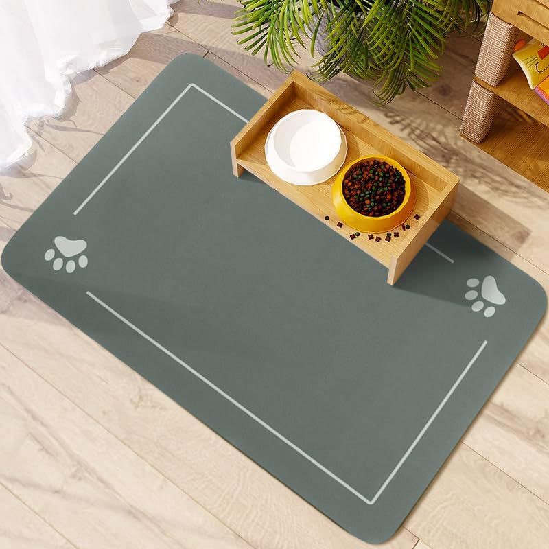 Pet cat dog meal mat,feeding mat,clean and tidy cat mat,cat supplies,absorbent,quick drying,leak proof,splash proof,multipurpose